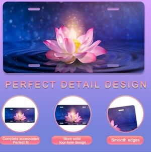 Lotus Aluminum License Plate